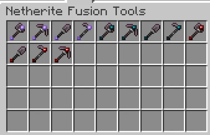 Netherite Fusion, Моды, Minecraft