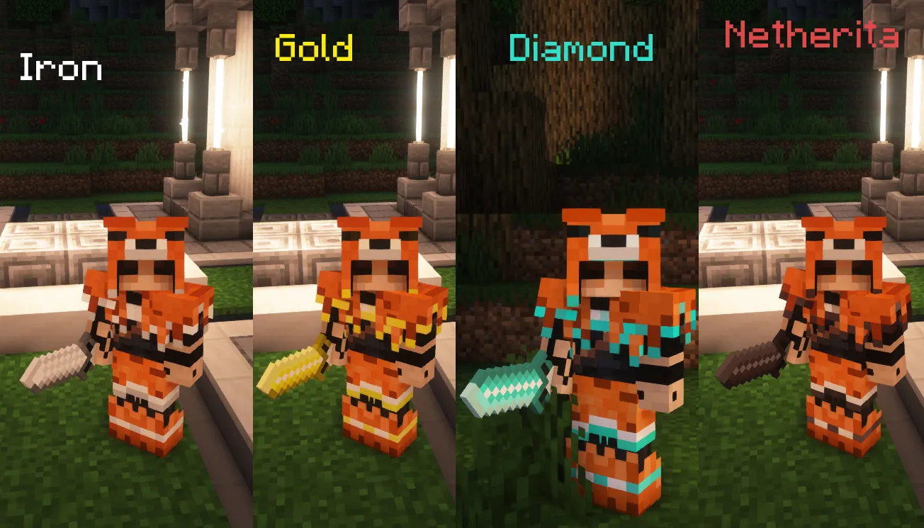 FoxCrafteo by Jeancrafteo, Текстуры, Minecraft