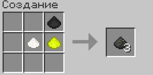 Realistic gunpowder mining, Моды, Minecraft