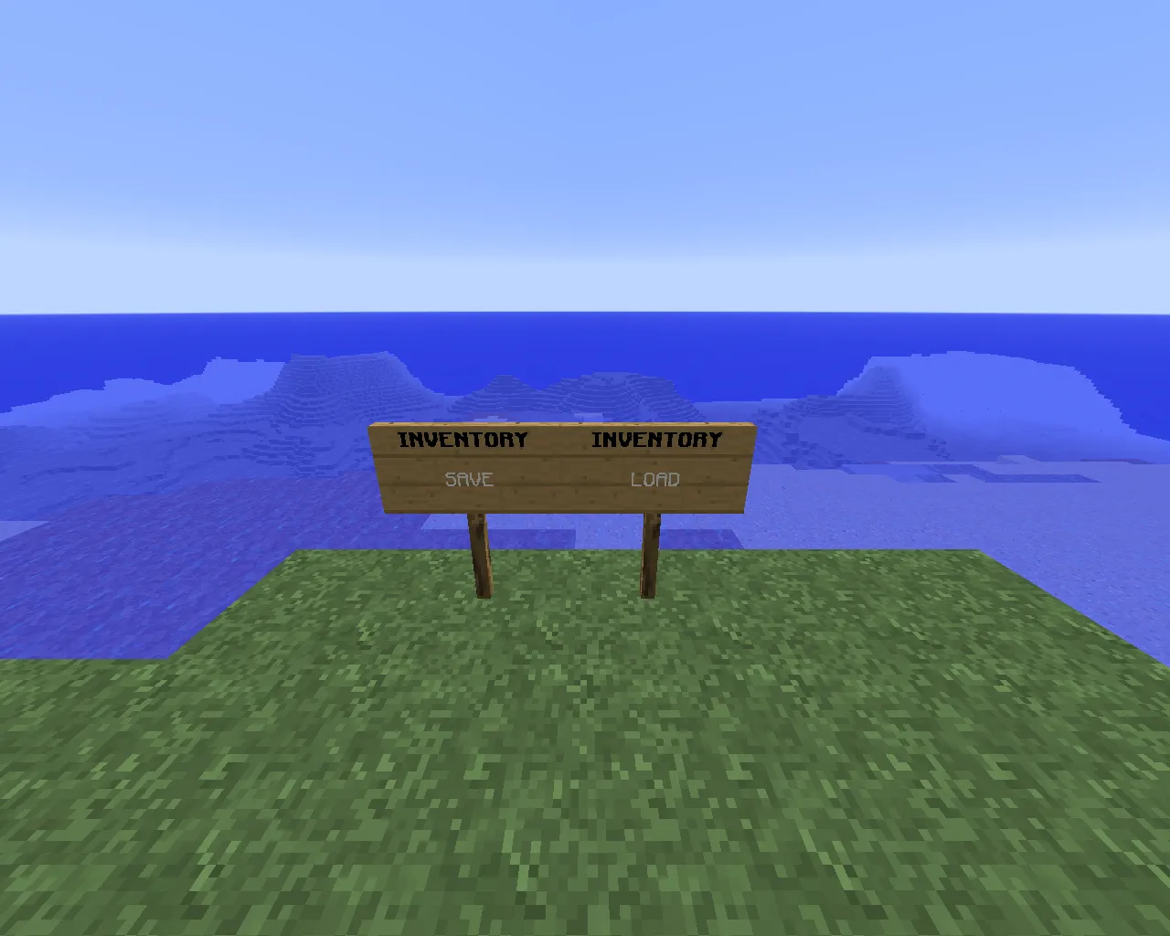 InventorySign — скриншот 1 (Плагины, Minecraft)