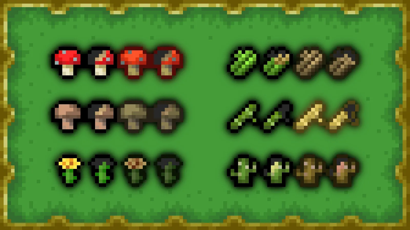 Vegan Hunger Bars — скриншот 1 (Текстуры, Minecraft)