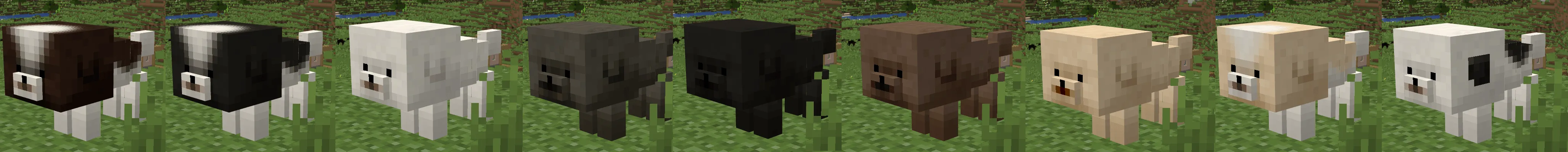 Wolf To Bichon dog — скриншот 4 (Текстуры, Minecraft)