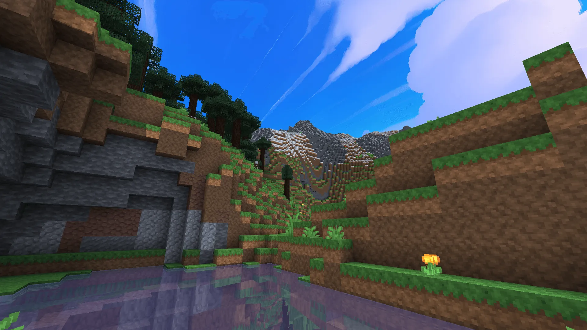 Blue sun — скриншот 1 (Текстуры, Minecraft)