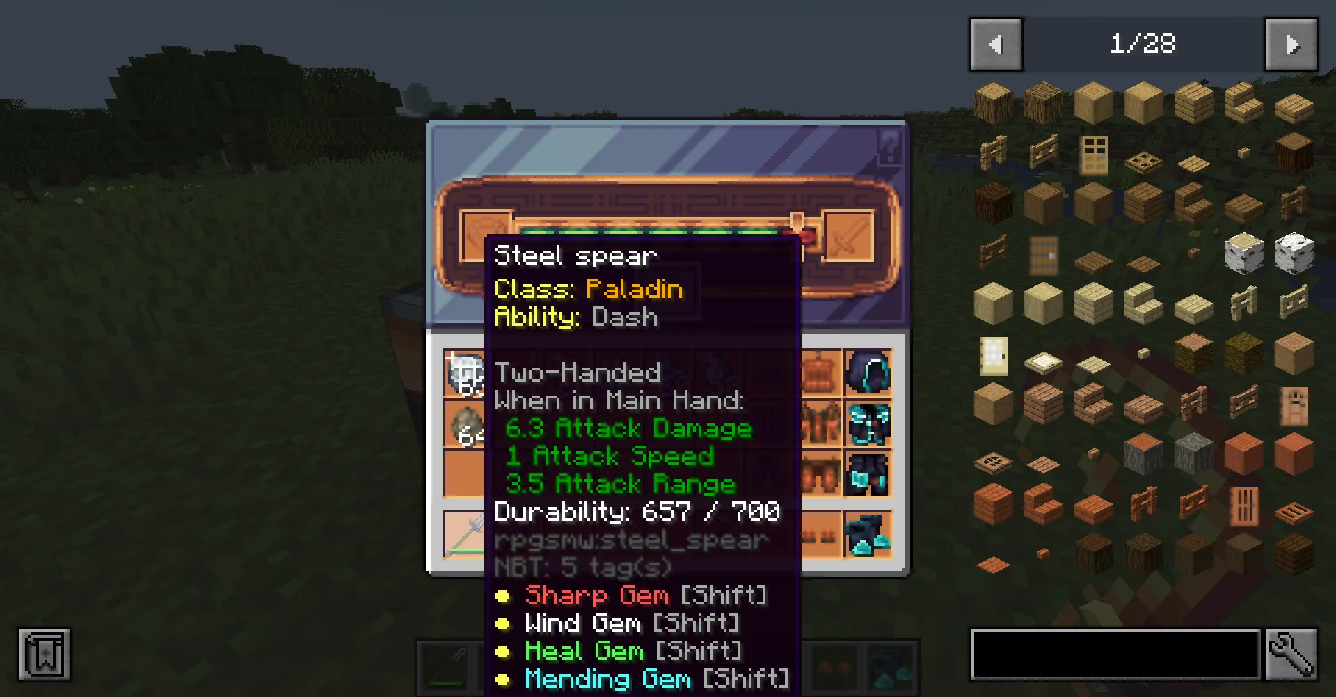 RPG Style More Gems, Моды, Minecraft