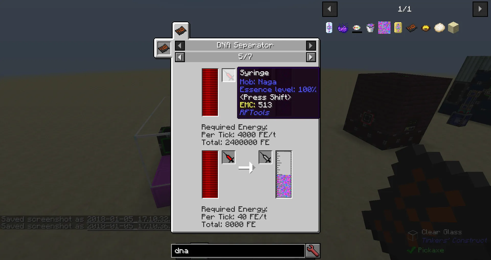 DNS' MM Machines - DNA Seperator, Кастомизации, Minecraft