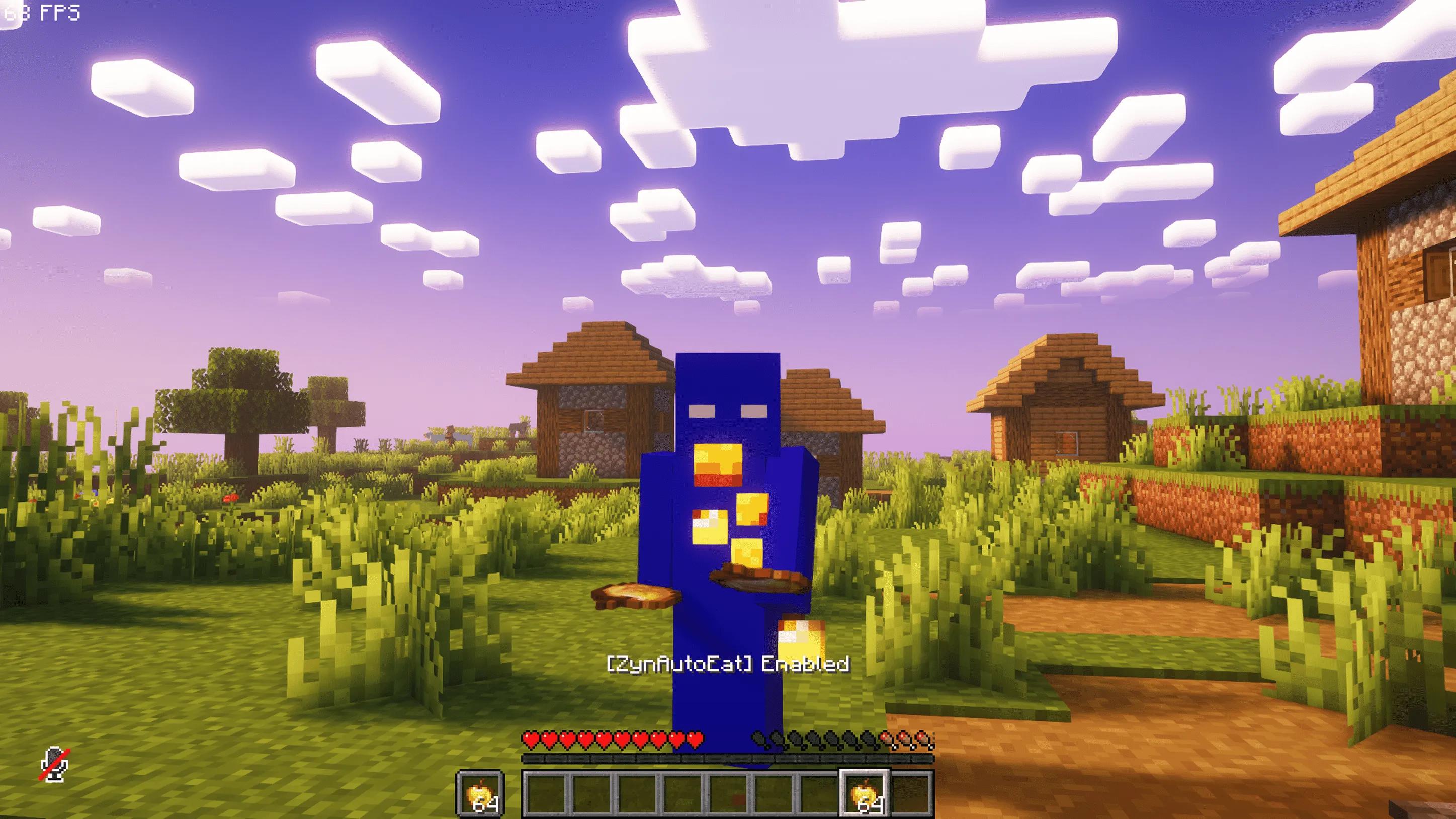 ZynAutoEat — скриншот 2 (Моды, Minecraft)