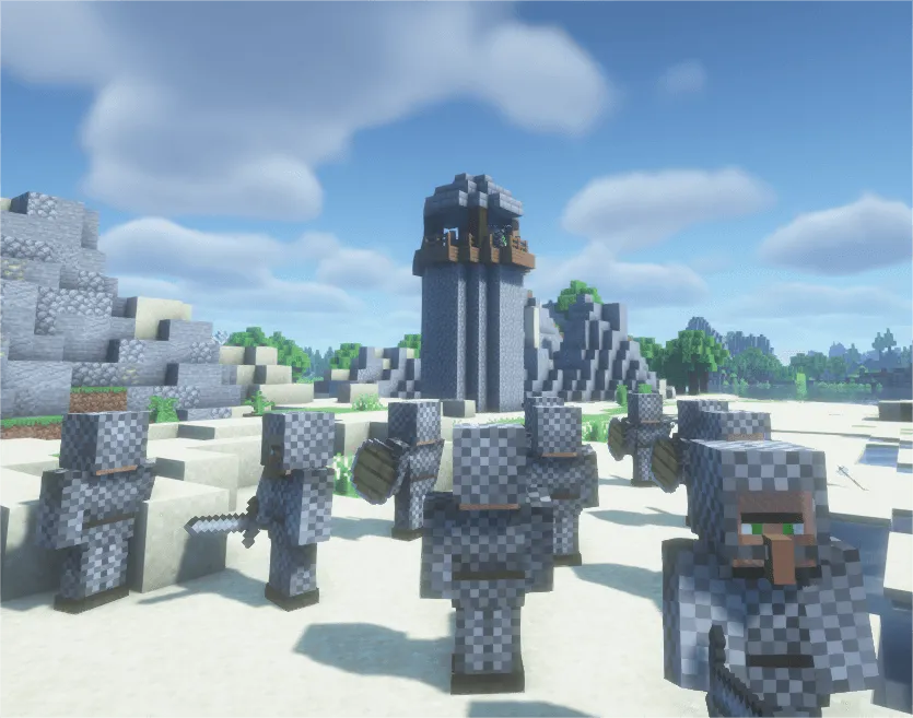World War - Medieval Edition — скриншот 1 (Модпаки, Minecraft)