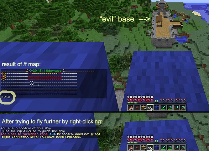 AcControl — скриншот 1 (Плагины, Minecraft)