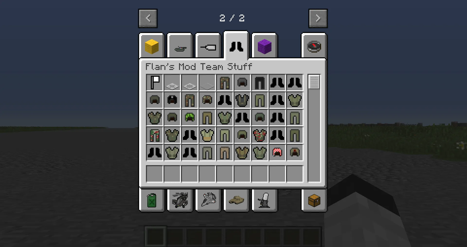 Flans Testers Cold War, Моды, Minecraft