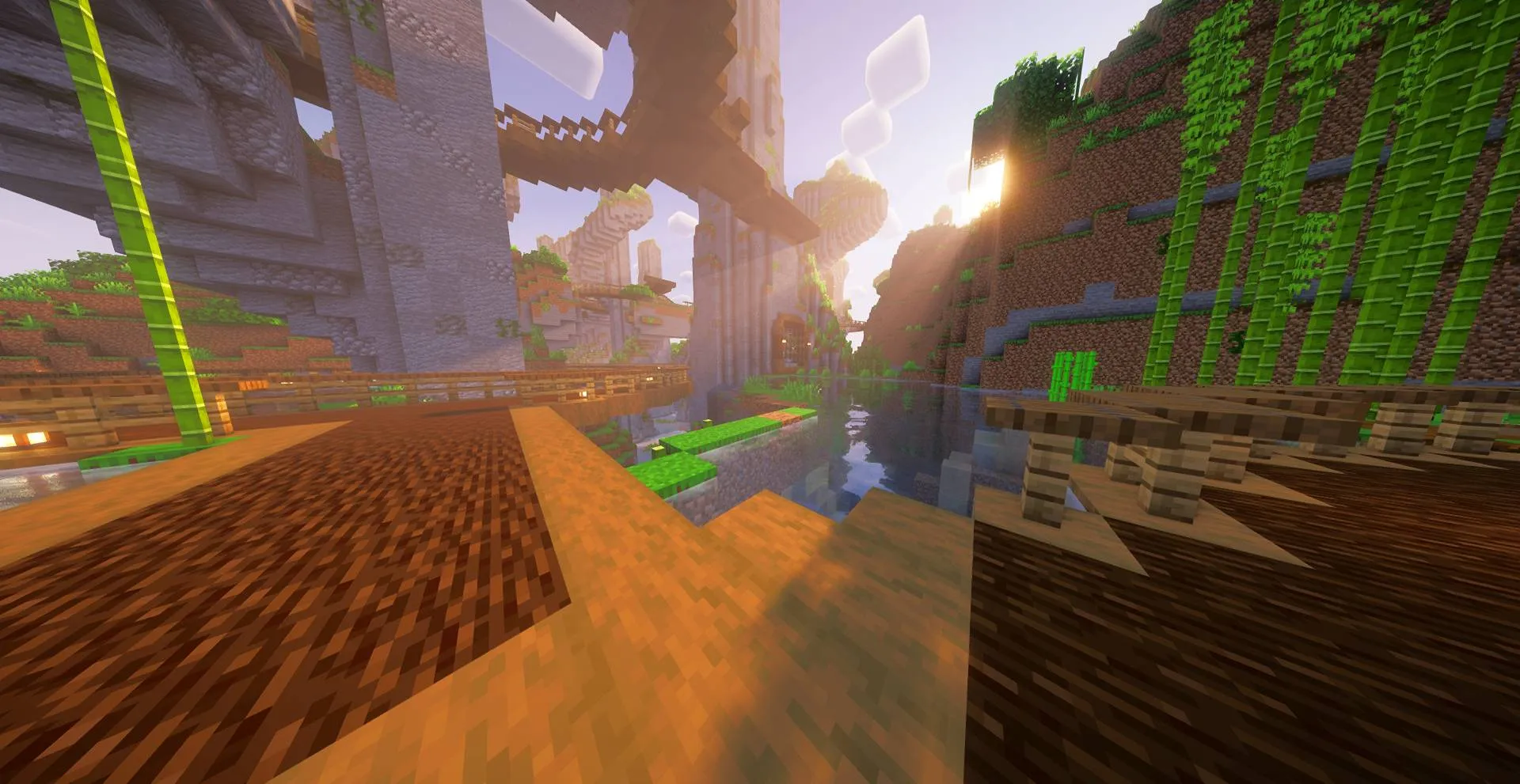Lios Spiral Tower Villages — скриншот 1 (Моды, Minecraft)