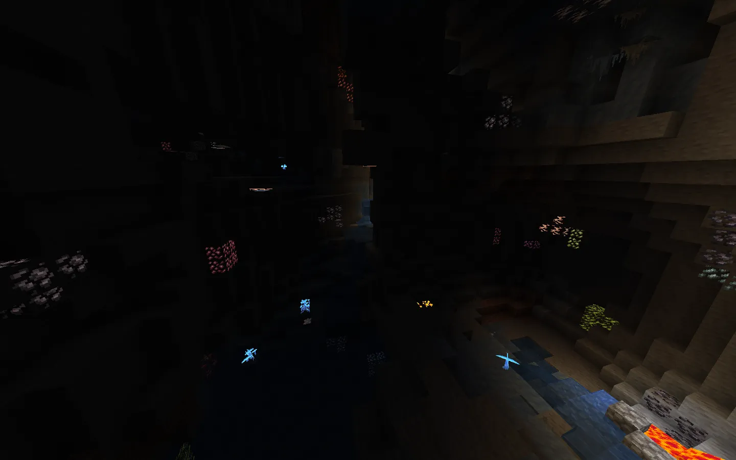Emissive Underground, Текстуры, Minecraft