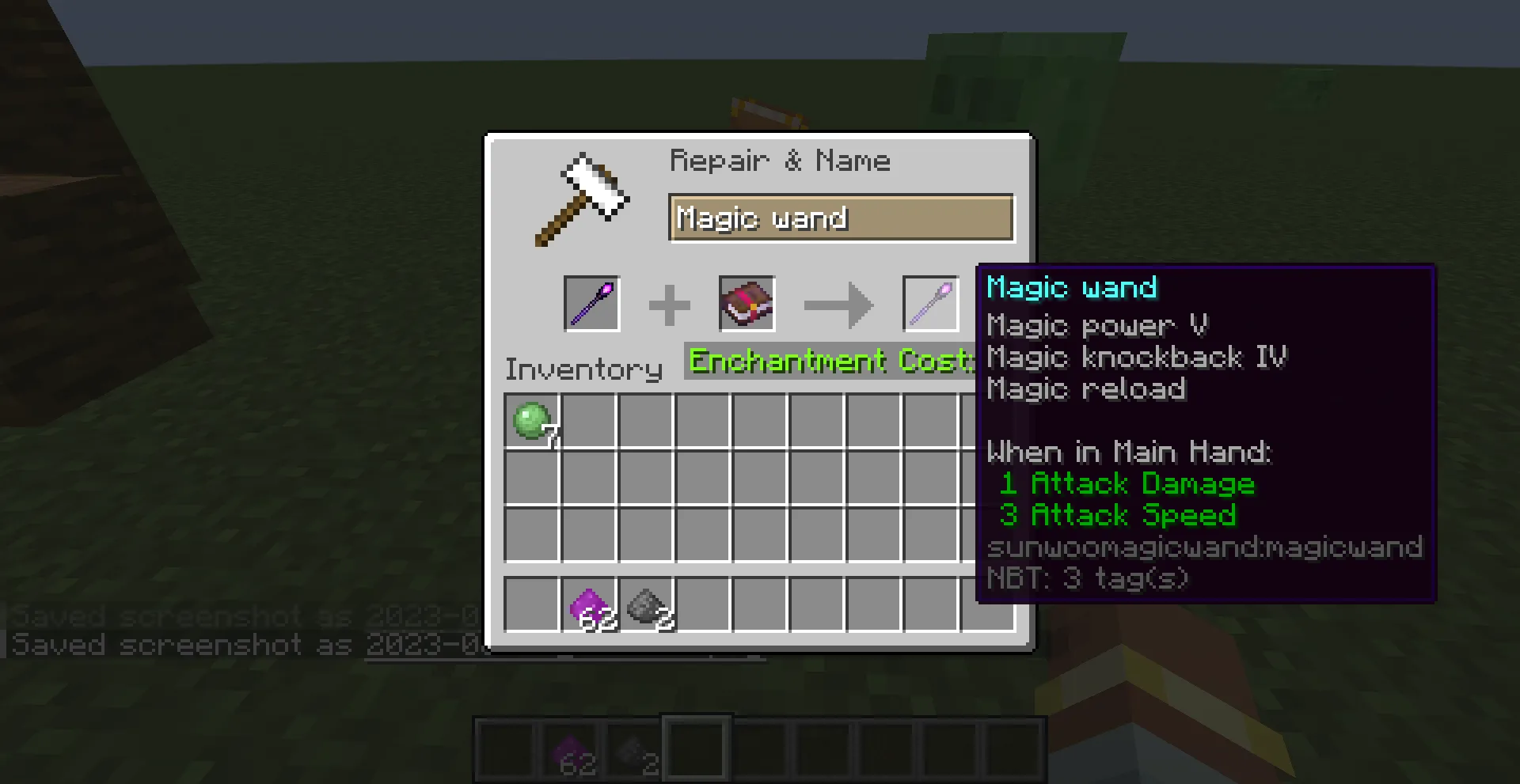 sunwoo's magic wand — скриншот 1 (Моды, Minecraft)