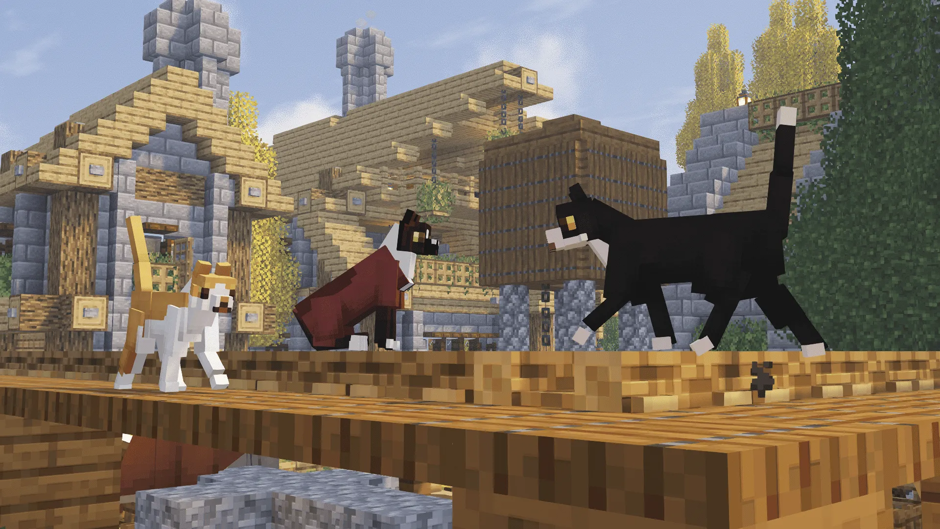 Adopt a Pet!! [ Dog and Cat ] — скриншот 4 (Текстуры, Minecraft)