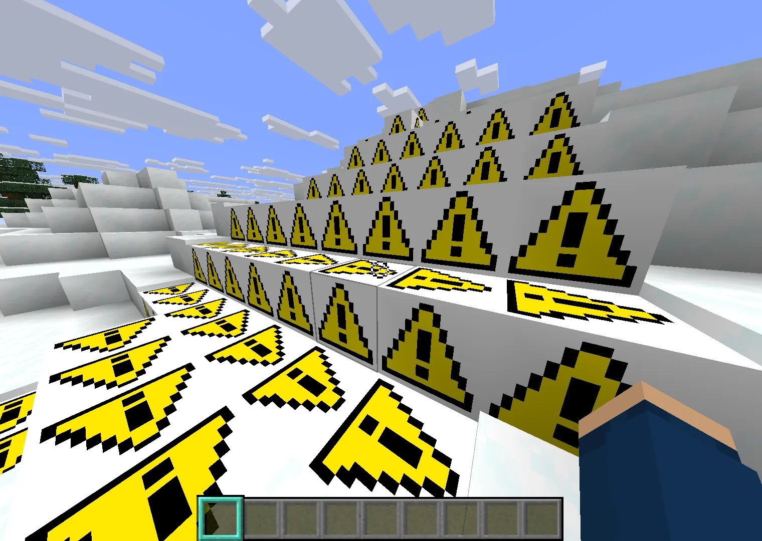 Powder snow warning — скриншот 2 (Текстуры, Minecraft)