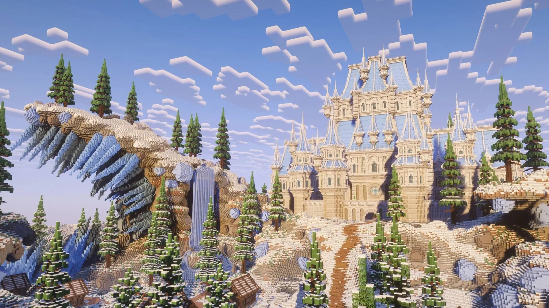 Ice Castle - Survival Spawn, Карты, Minecraft