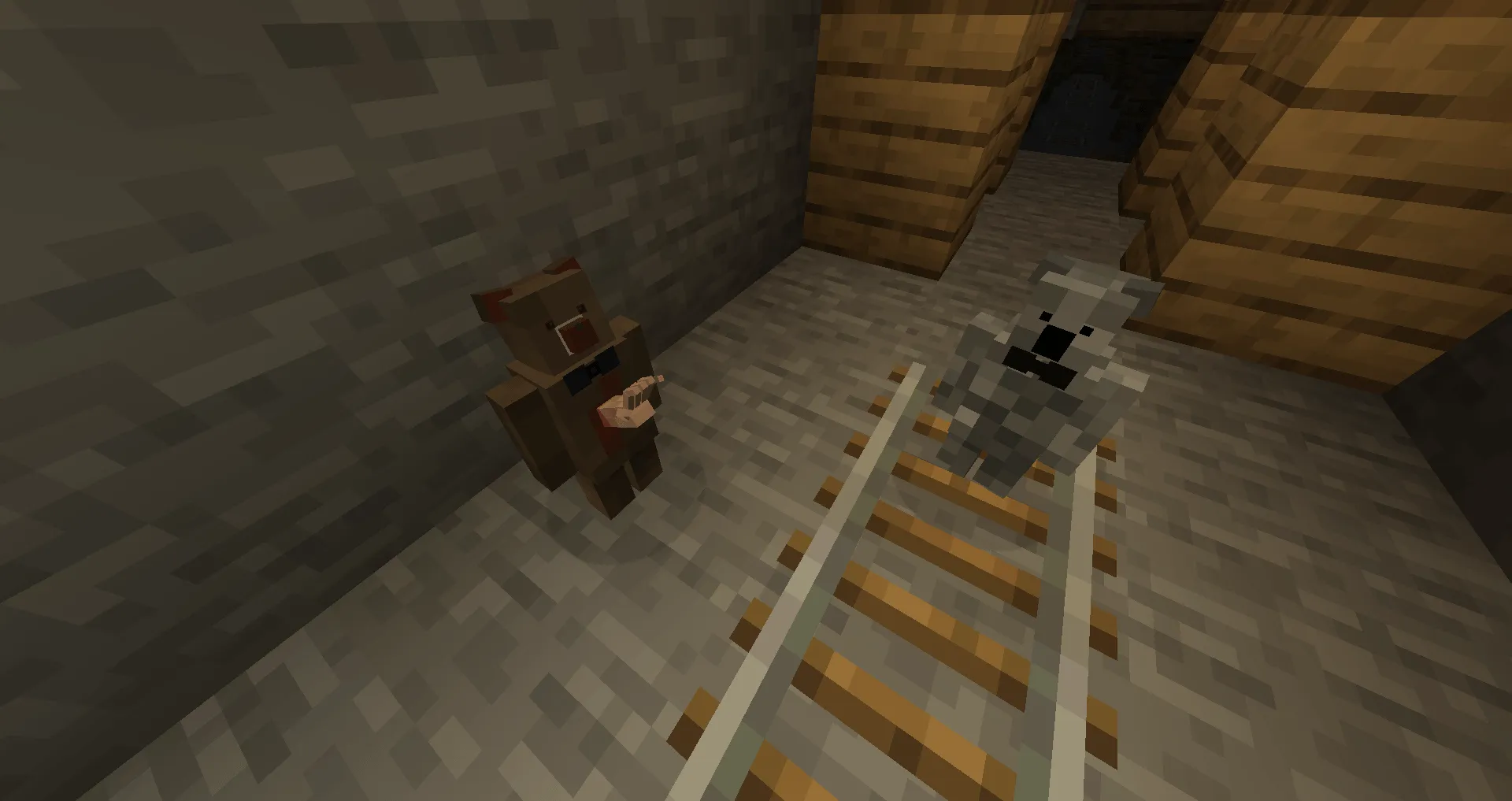 SCP-1048, The Builder Bear, Моды, Minecraft