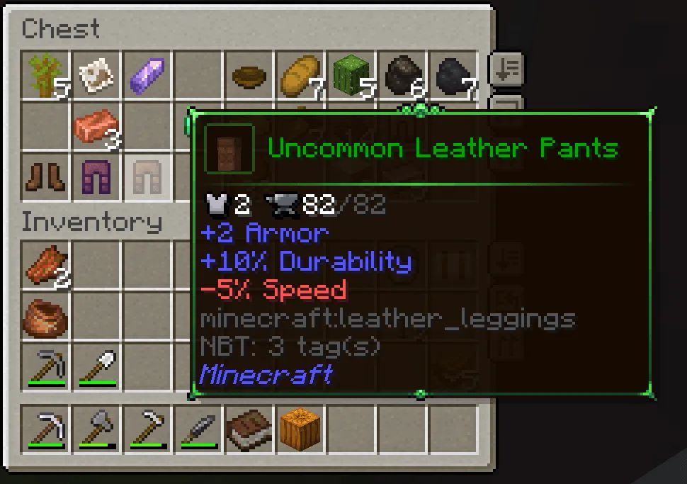Earthy GUI — скриншот 2 (Текстуры, Minecraft)