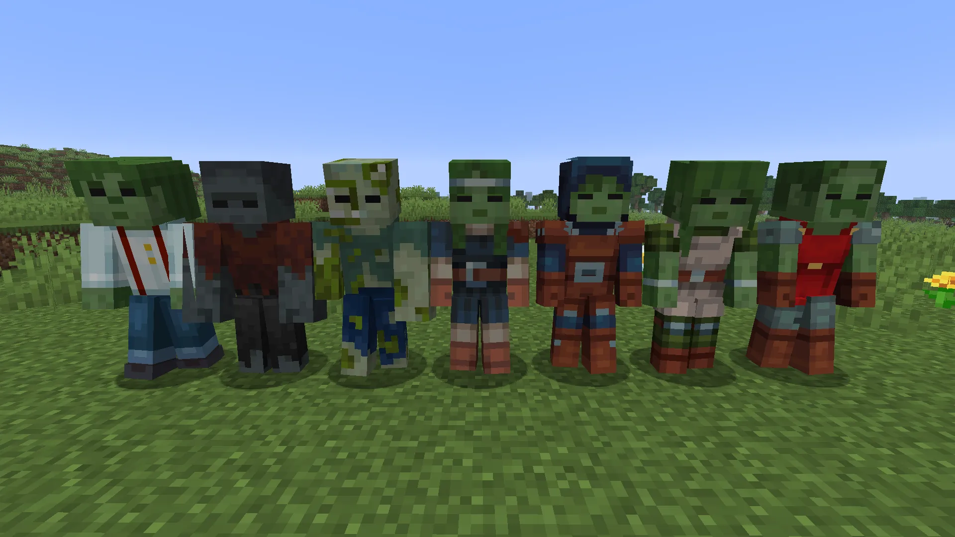 AL's Zombies Revamped x Fresh Animations, Текстуры, Minecraft