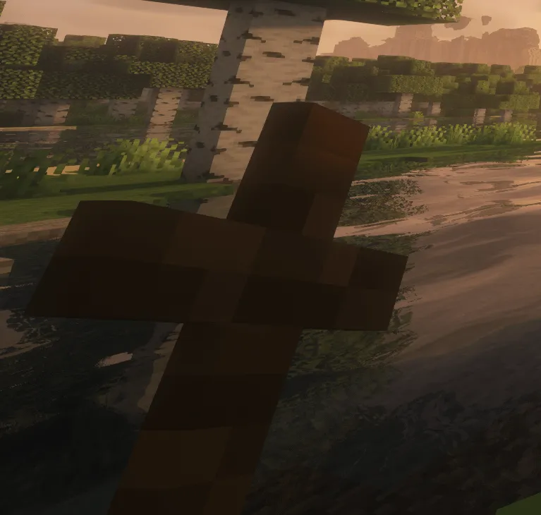 Wood Totem Cross — скриншот 1 (Текстуры, Minecraft)