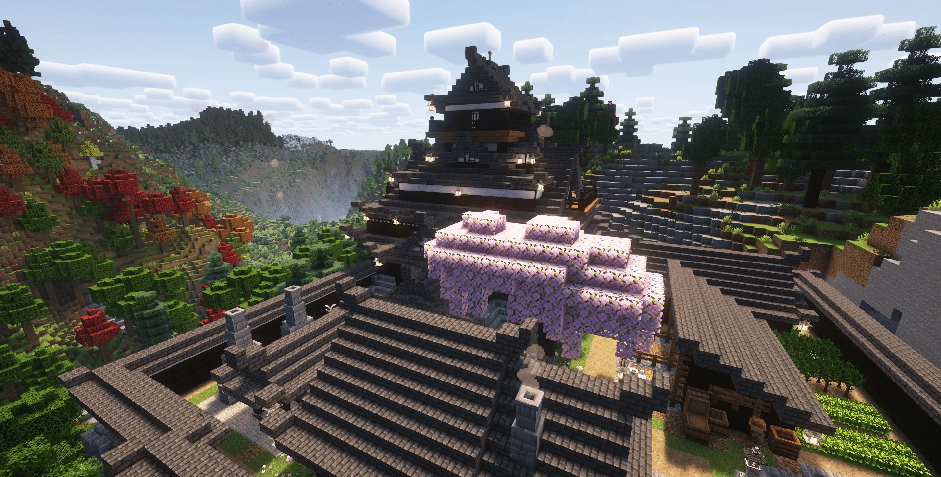 Ancient Structures: Edo Japan — скриншот 1 (Моды, Minecraft)
