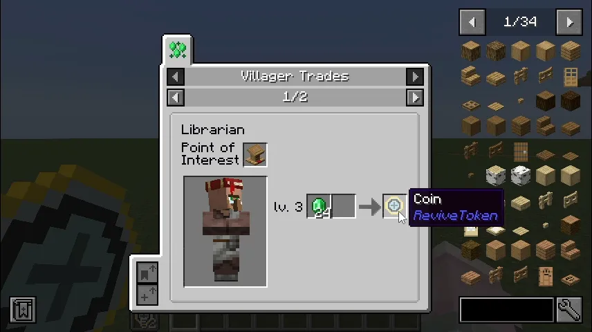 ReviveToken, Моды, Minecraft