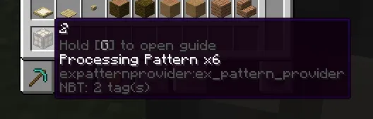 PatternProviderSave, Моды, Minecraft