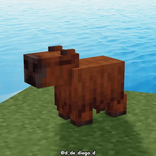 CAPYBARA KAWAII, Текстуры, Minecraft
