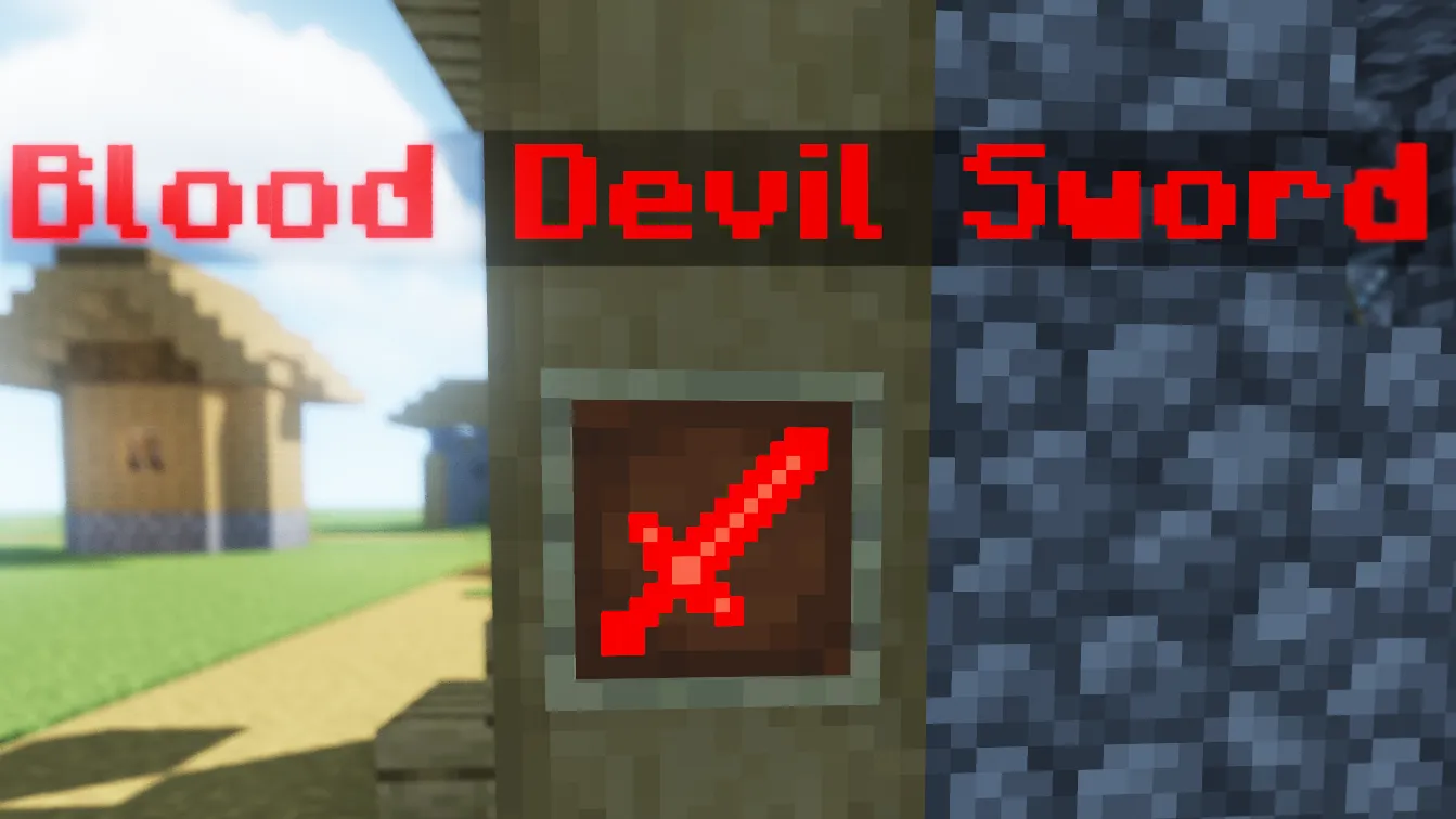 Blood Devil Sword rp, Текстуры, Minecraft