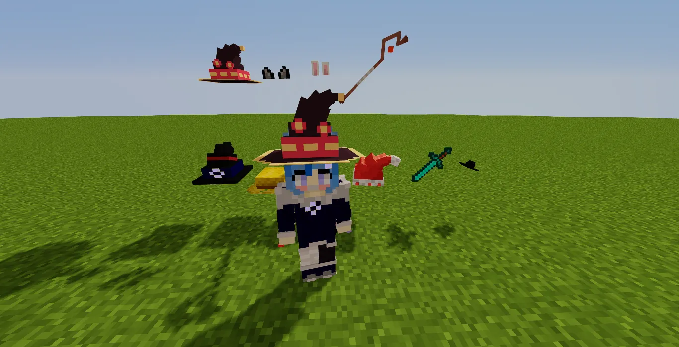 Custom Random Hats, Текстуры, Minecraft