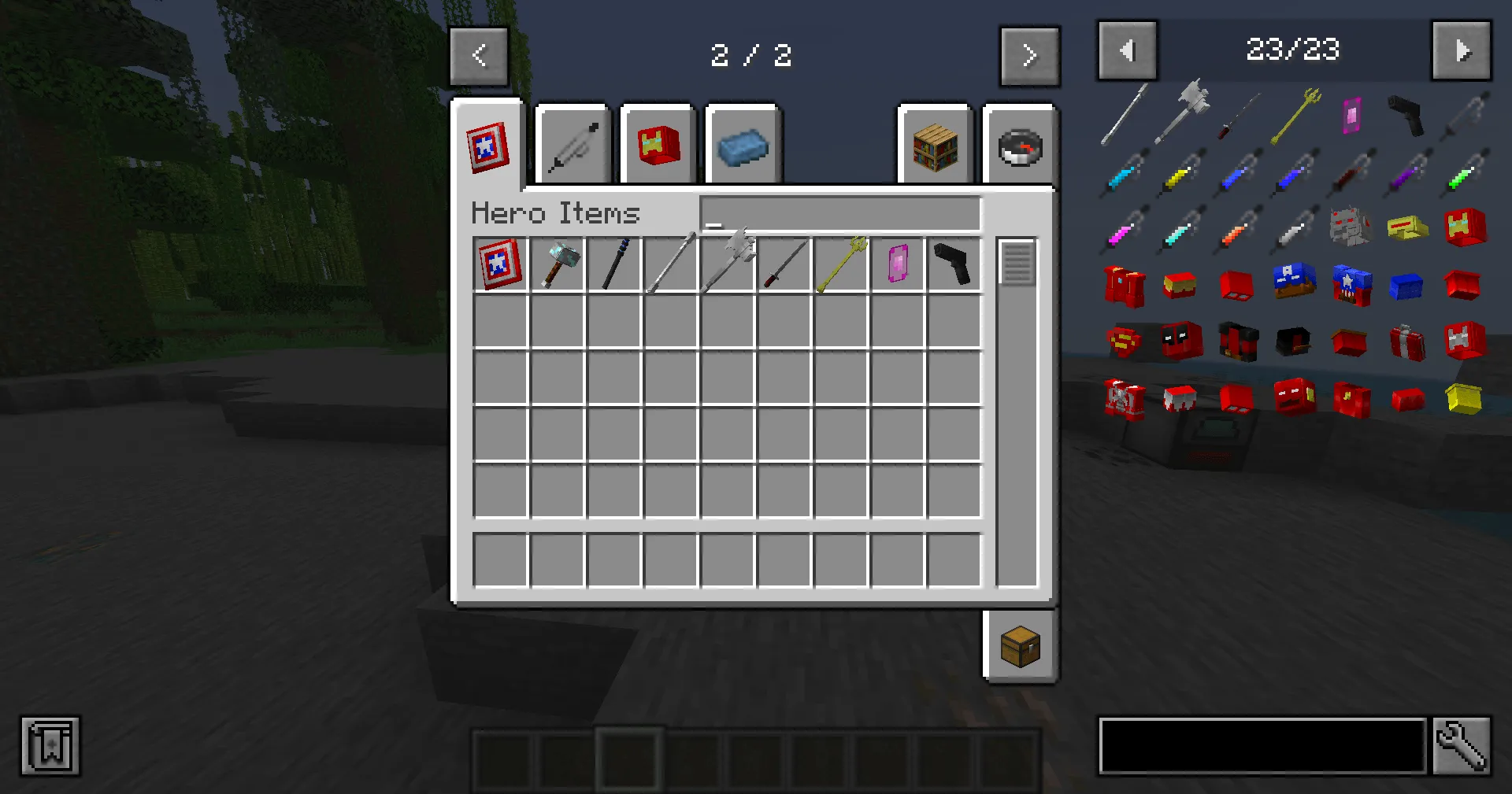 Ahinaa's Heroes, Моды, Minecraft