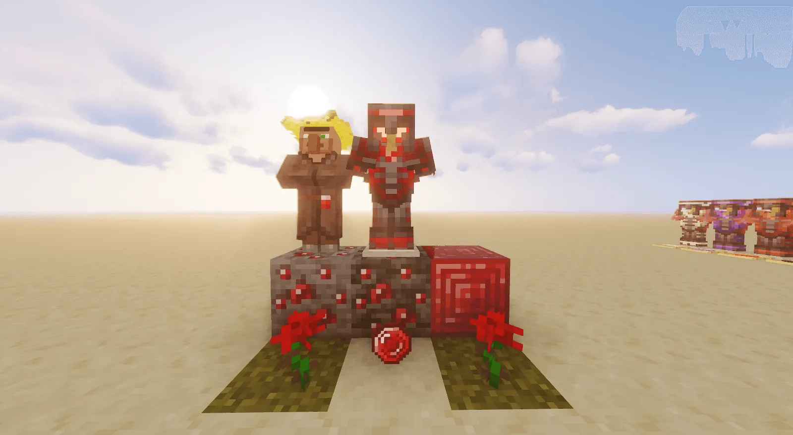 Roses and Rubies V2, Текстуры, Minecraft