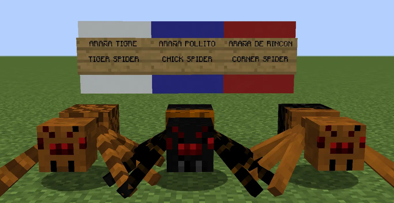 Seba's Tameable Spiders Mod (STS Mod) — скриншот 1 (Моды, Minecraft)