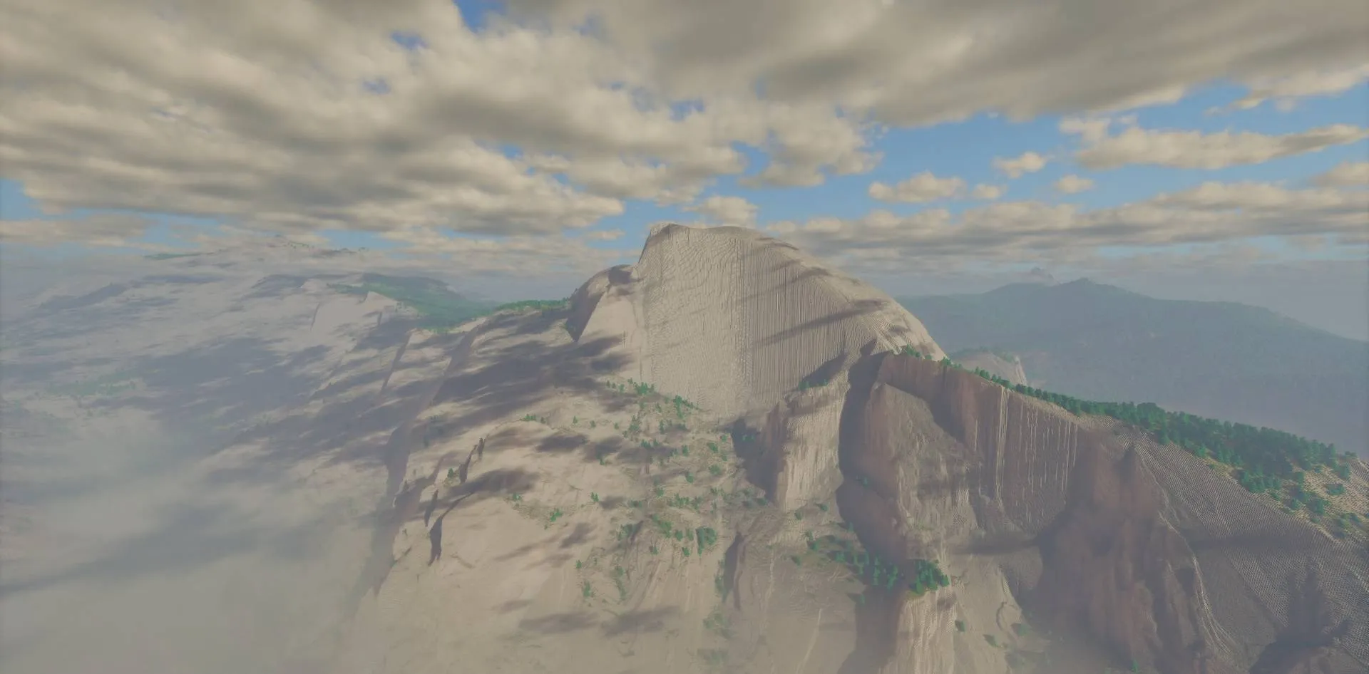 Half Dome — скриншот 1 (Карты, Minecraft)
