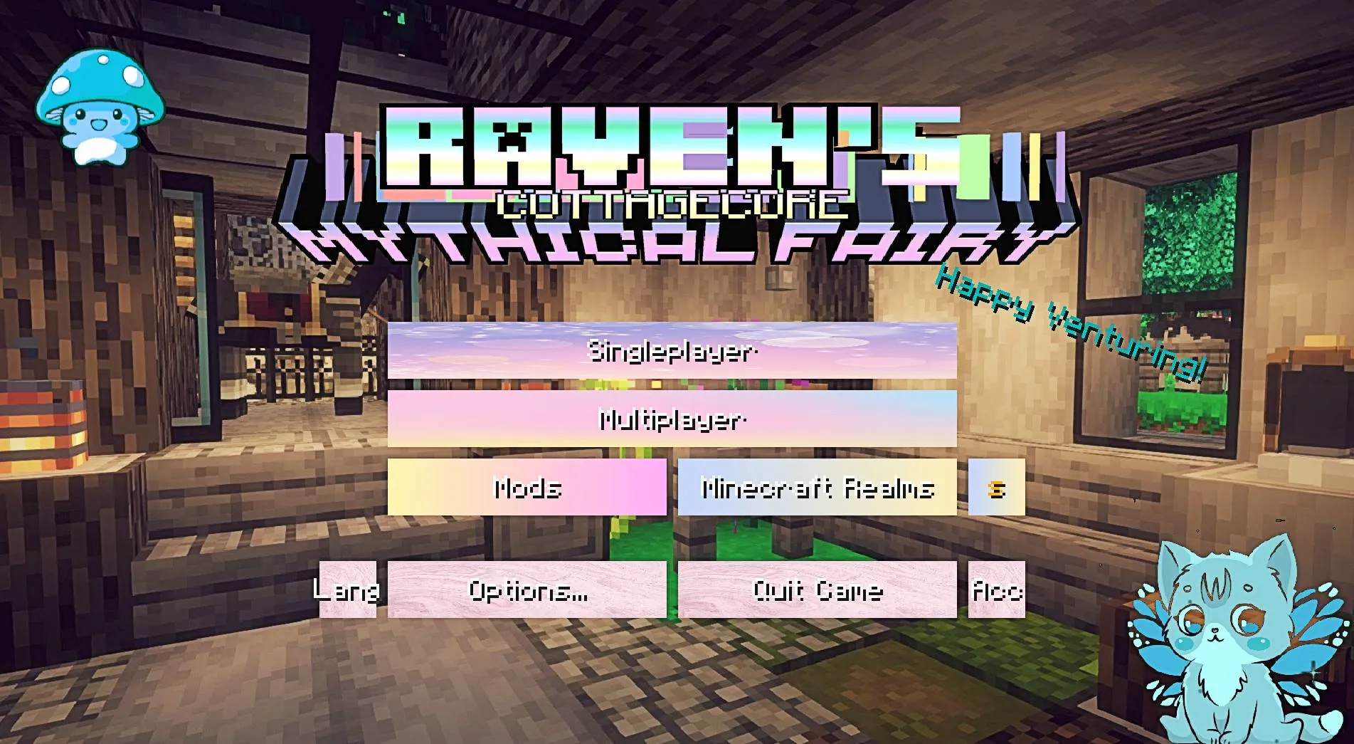 Raven's Mythical Fairy CottageCore, Модпаки, Minecraft