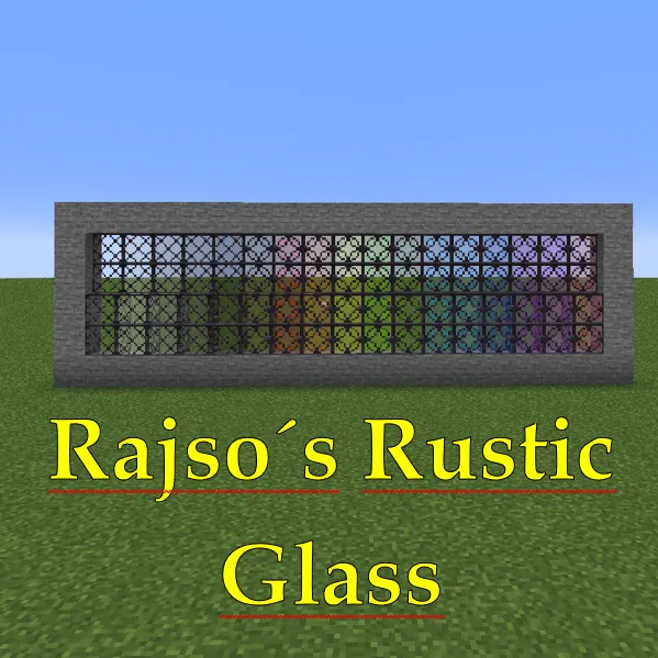 Rajso´s Rustic Glass — скриншот 1 (Текстуры, Minecraft)