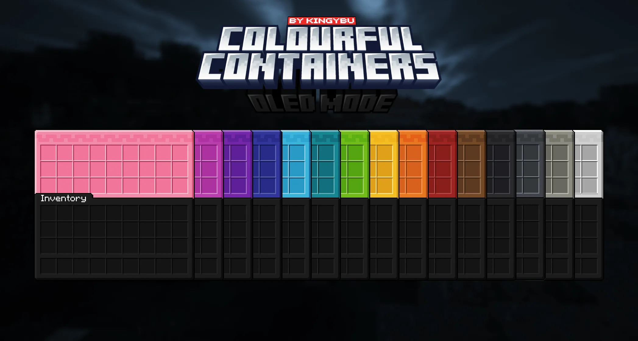 Colourful Containers OLED GUI, Текстуры, Minecraft