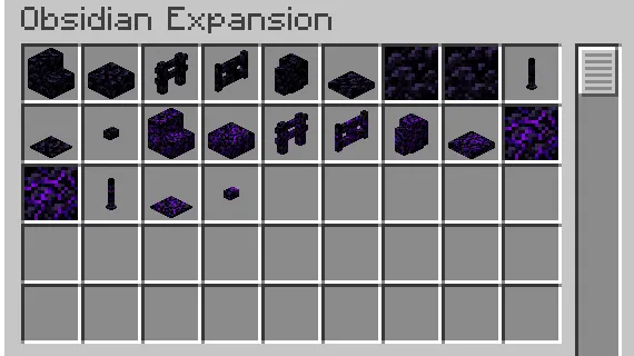 Obsidian & Crying Obsidian Expansion — скриншот 3 (Моды, Minecraft)