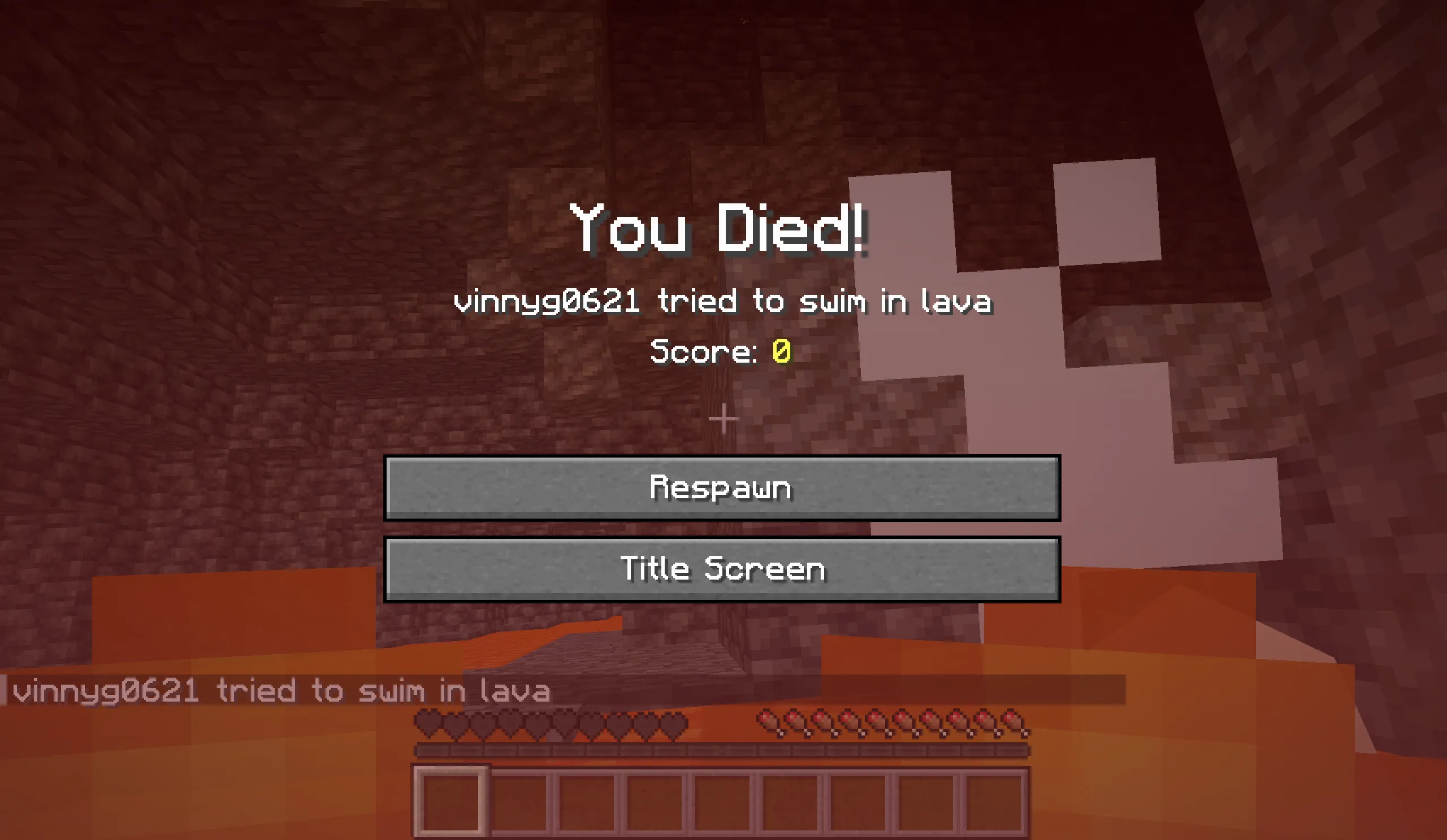 Uncapitalized Death Screens, Текстуры, Minecraft