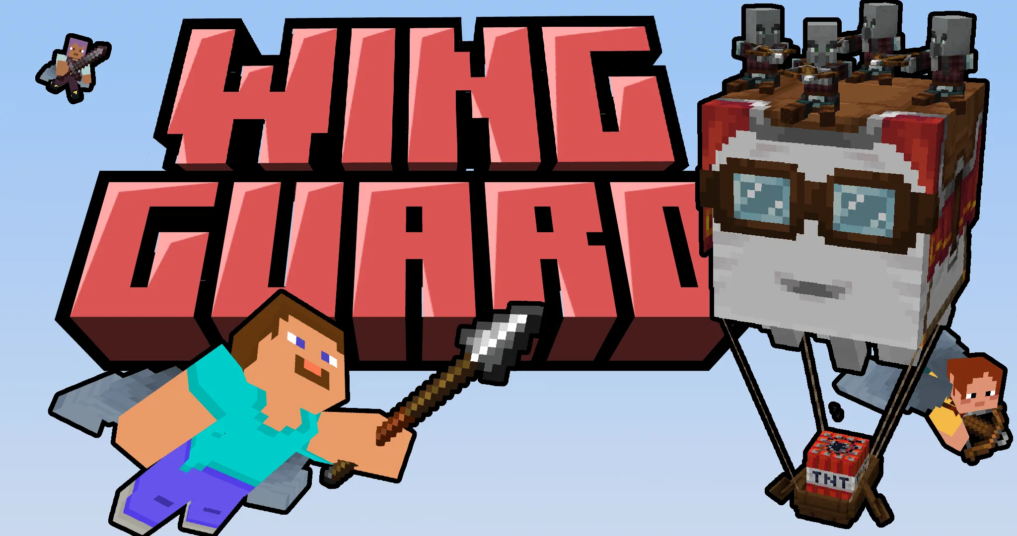 Wing Guard - Spear Minigame — скриншот 4 (Карты, Minecraft)