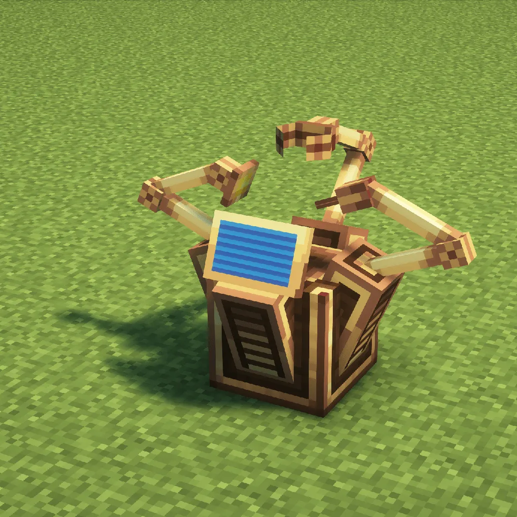 Create Styled NASA Workbench, Текстуры, Minecraft