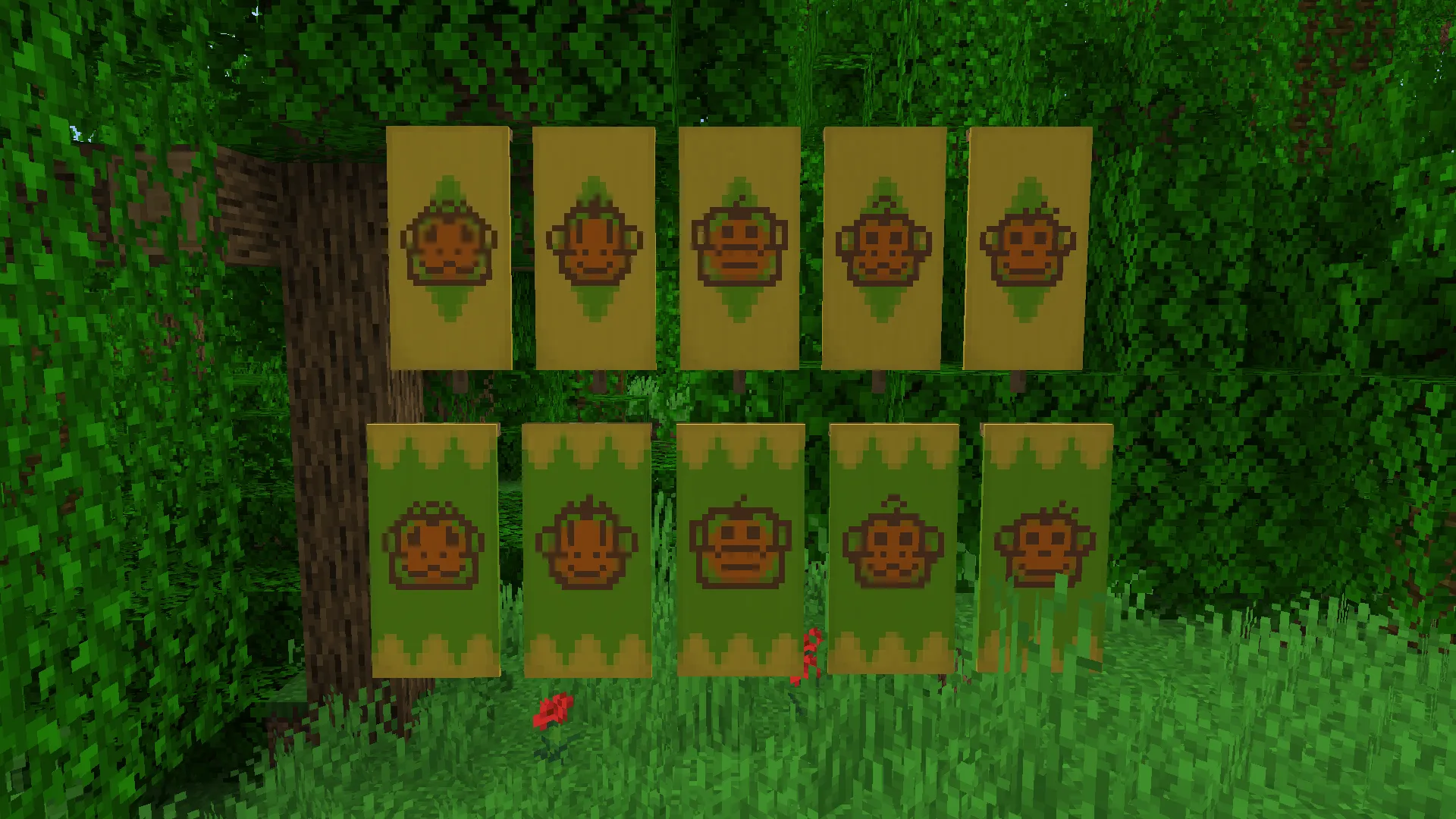 Monkey Banners, Моды, Minecraft