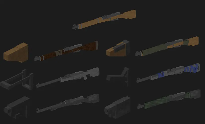 Gun Collection, Моды, Minecraft
