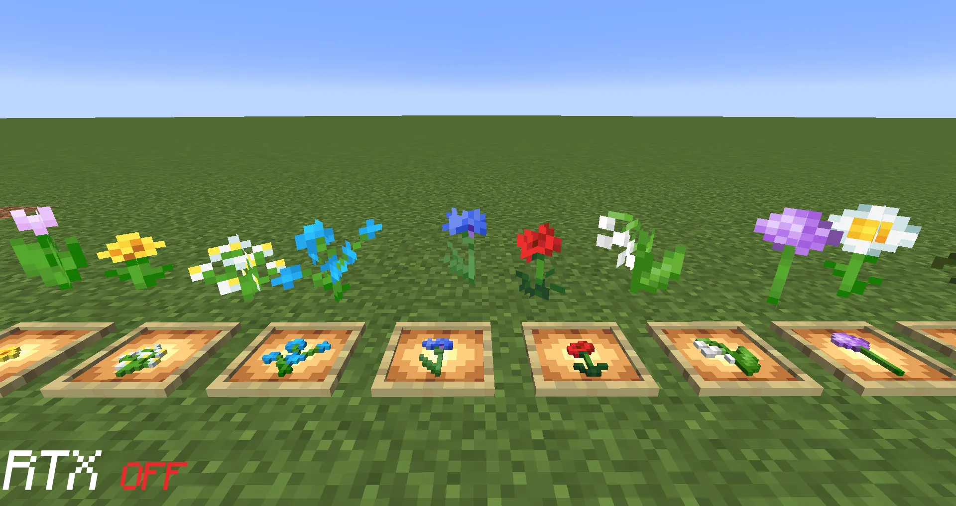 Flowers 2.5D, Текстуры, Minecraft