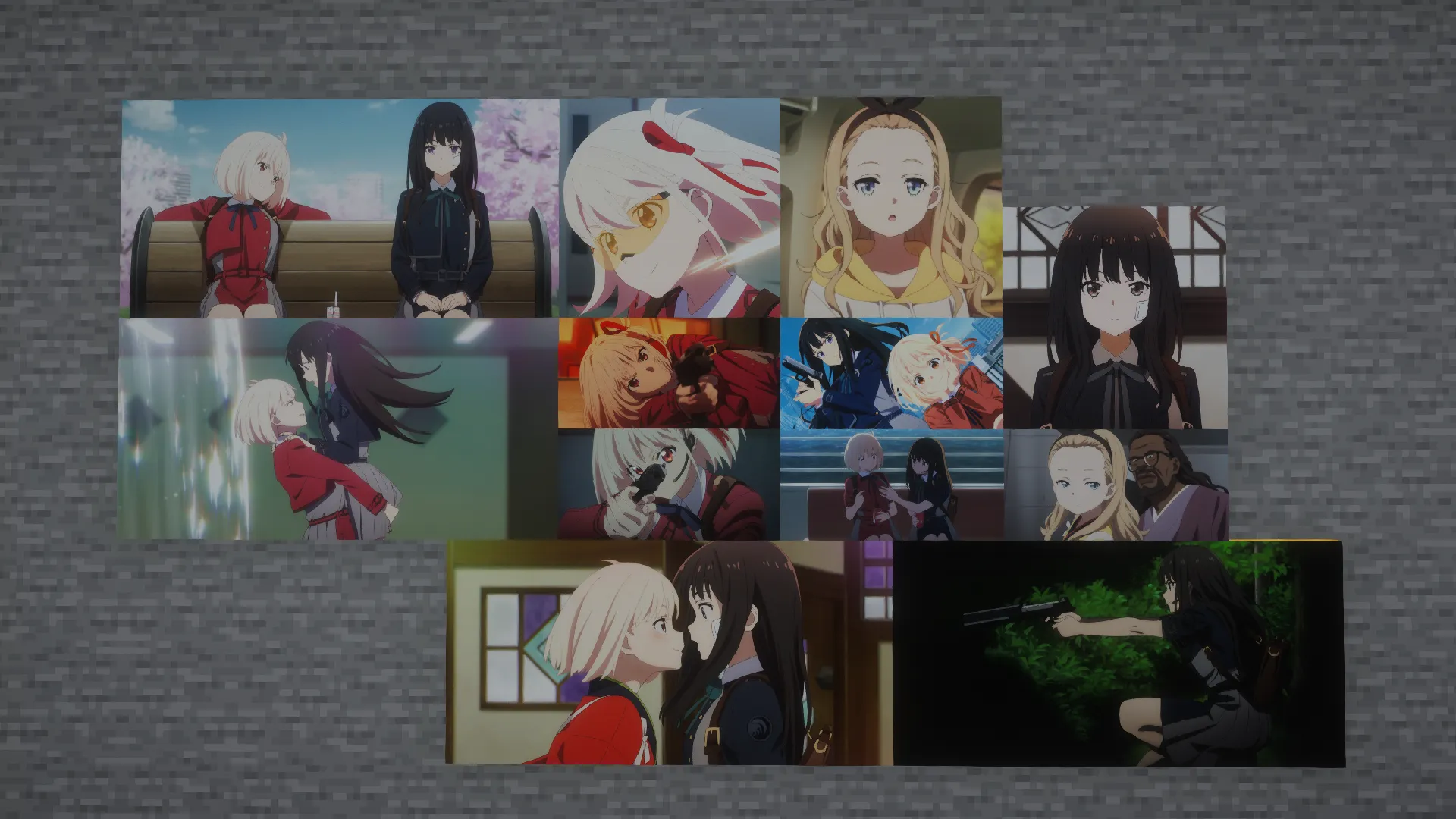 Lycoris Recoil Paintings, Моды, Minecraft