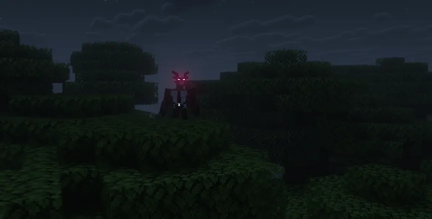 Fangs Of The Night - Alien Evo Addon — скриншот 1 (Моды, Minecraft)