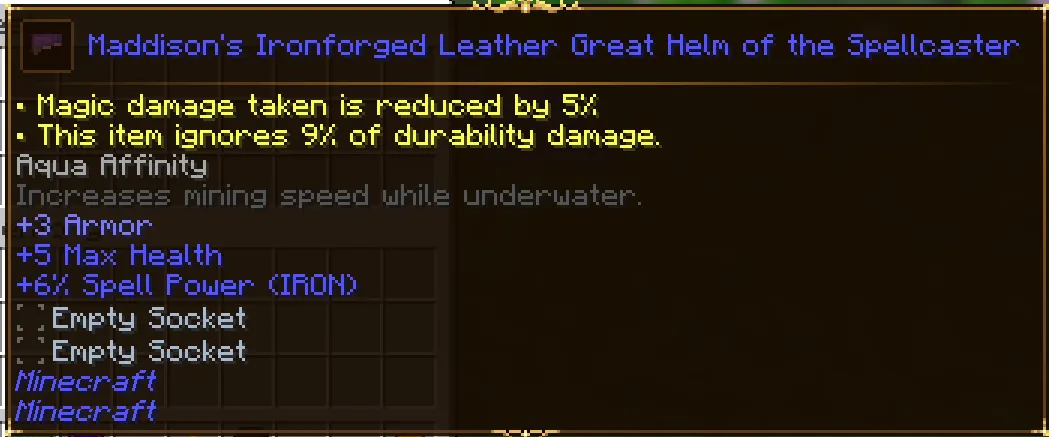 Tooltip Lables (Iron's Spellbooks), Текстуры, Minecraft