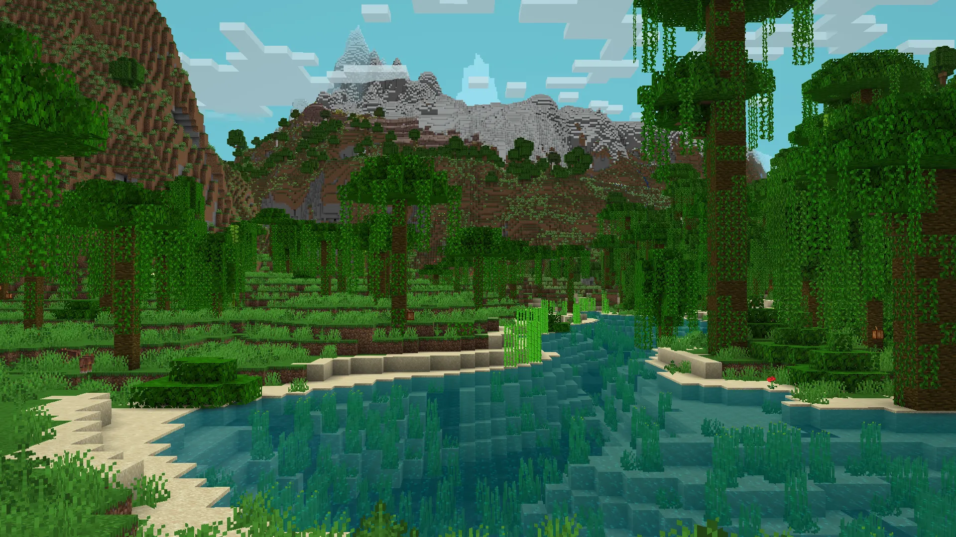 Cliff under a Tree (CliffTree) - Datapack, Дата-паки, Minecraft