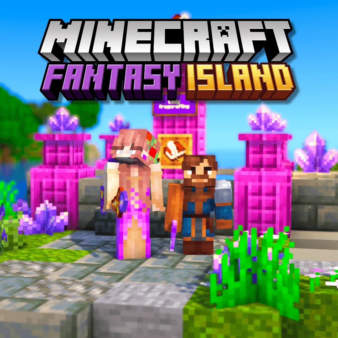 Blocky and Froggy's Fantasy Island — скриншот 1 (Модпаки, Minecraft)