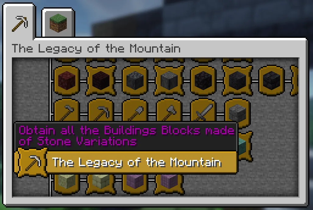 Stone Advancements, Моды, Minecraft