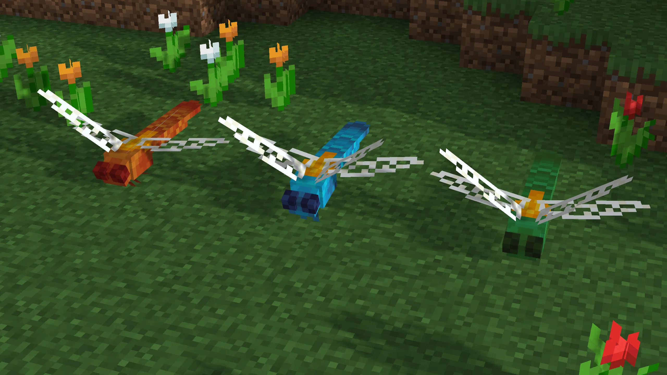 Dragonflies, Текстуры, Minecraft